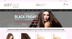 Desktop Screenshot of airyhair.com